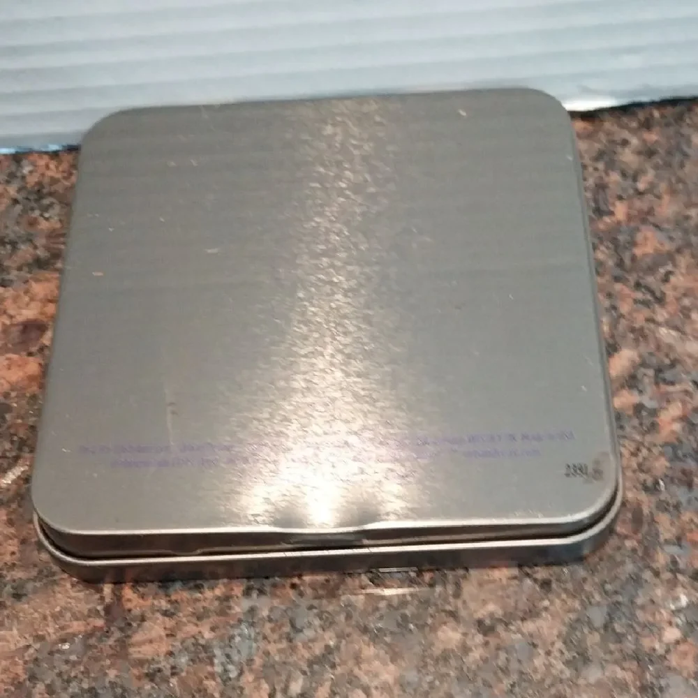 Urban Decay Butterfly Embossed Silver Eye Shadow Box...NEW